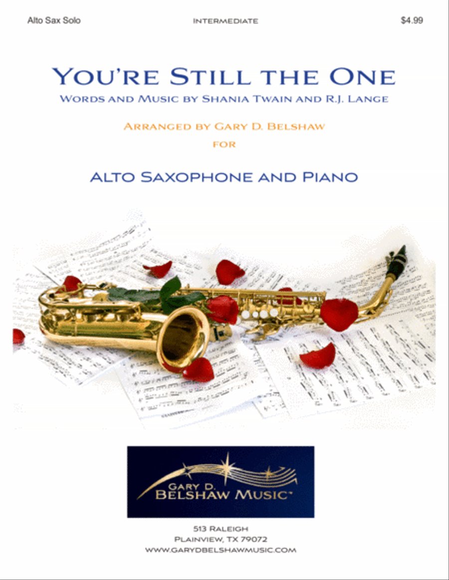 You're Still The One Alto Saxophone scores gallery preview page 1