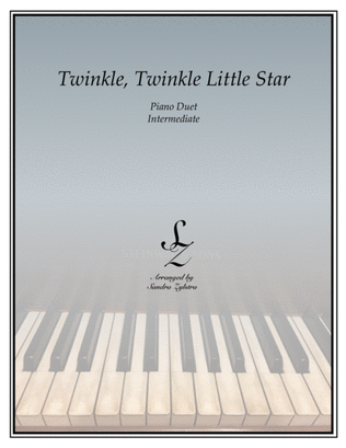 Twinkle, Twinkle Little Star (1 piano, 4 hand duet)