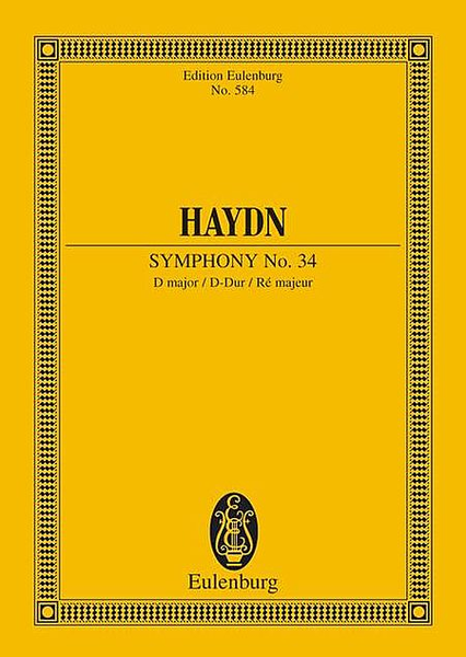 Symphony No. 34 In D Major Hob. I: 34