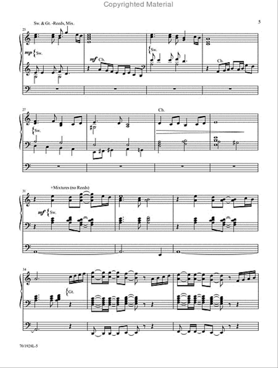 Jubilation! Organ Solo scores gallery preview page 4
