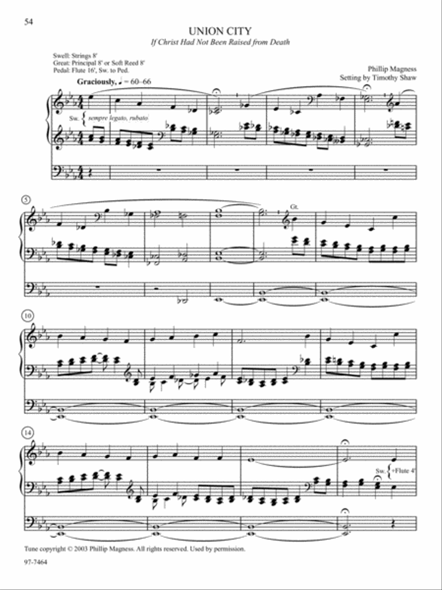 Hymn Prelude Library: Lutheran Service Book, Vol. 11 (TUV) Organ scores gallery preview page 5