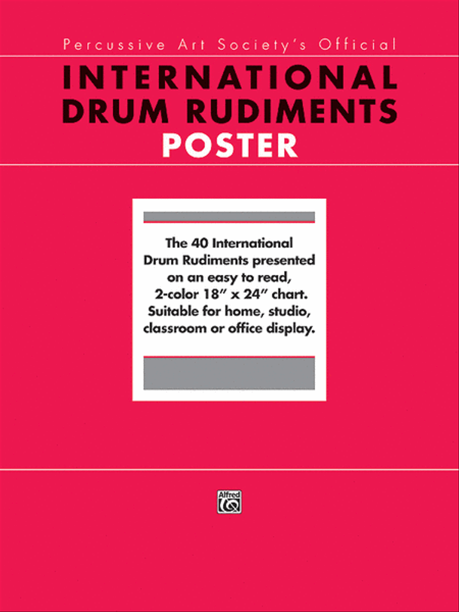 International Drum Rudiments Percussion scores gallery preview page 1