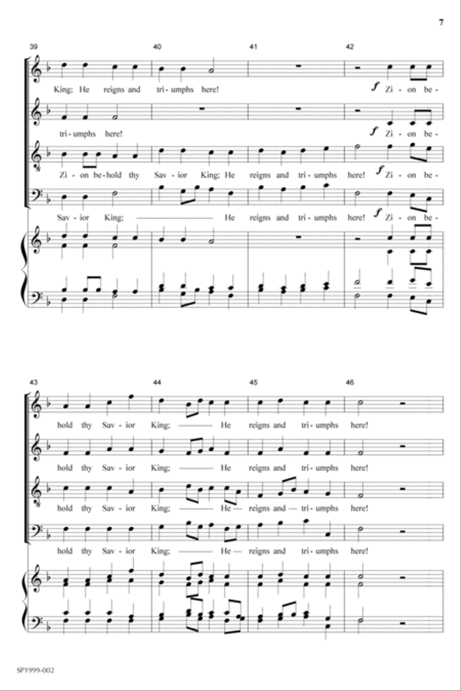 How Beauteous Are Their Feet Choir scores gallery preview page 6