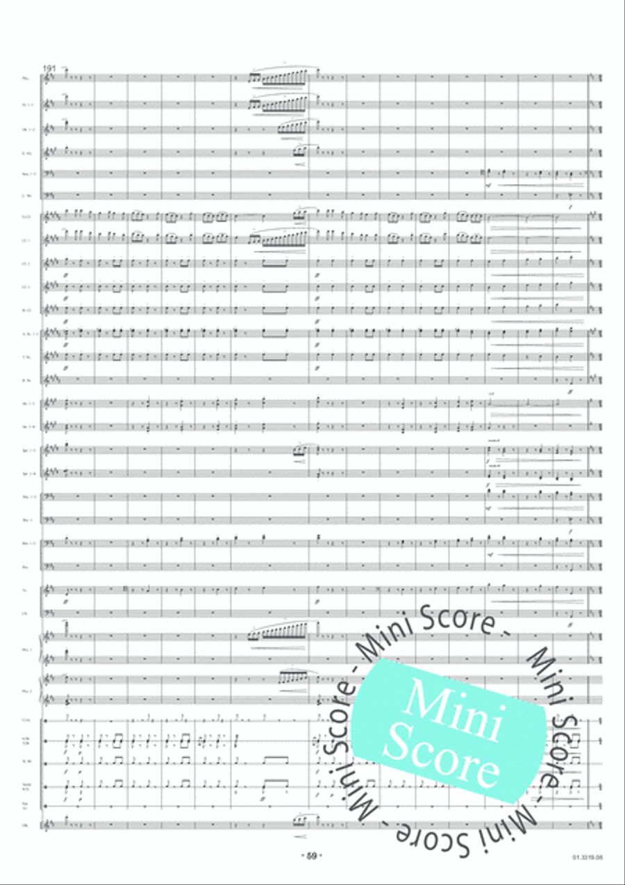 Feste Romane Concert Band scores gallery preview page 63