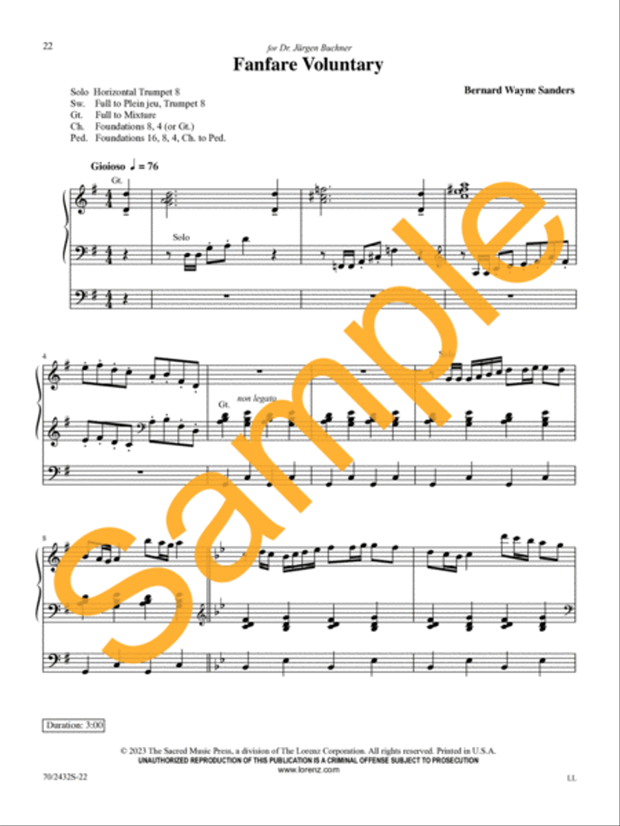 An Array of Voluntaries Organ Solo scores gallery preview page 17
