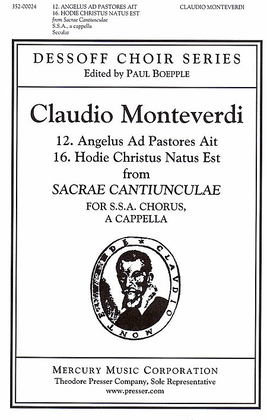 Book cover for 12. Angelus Ad Pastores Ait & 16. Hodie Christus Natus Est
