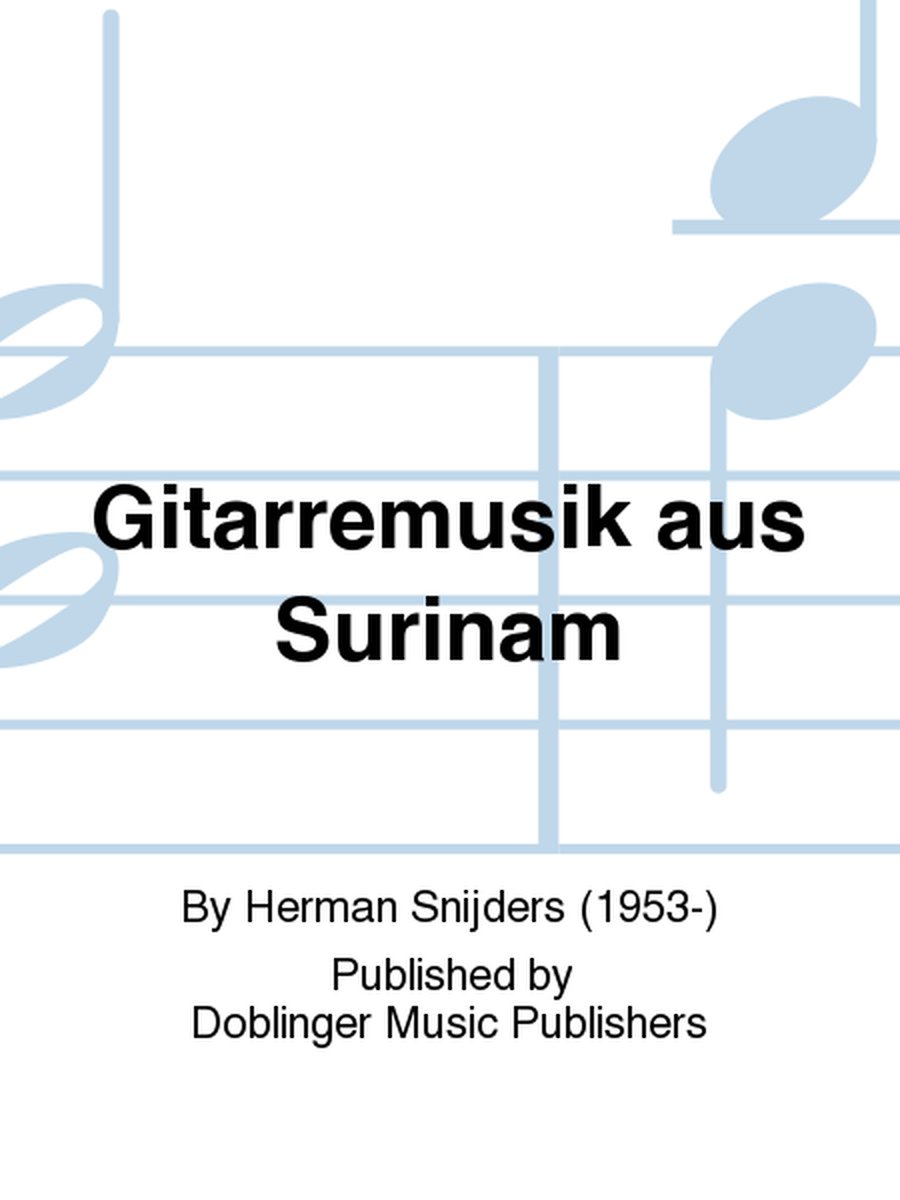 Gitarremusik aus Surinam