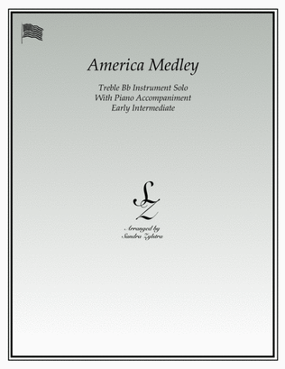 Book cover for America Medley (treble Bb instrument solo)
