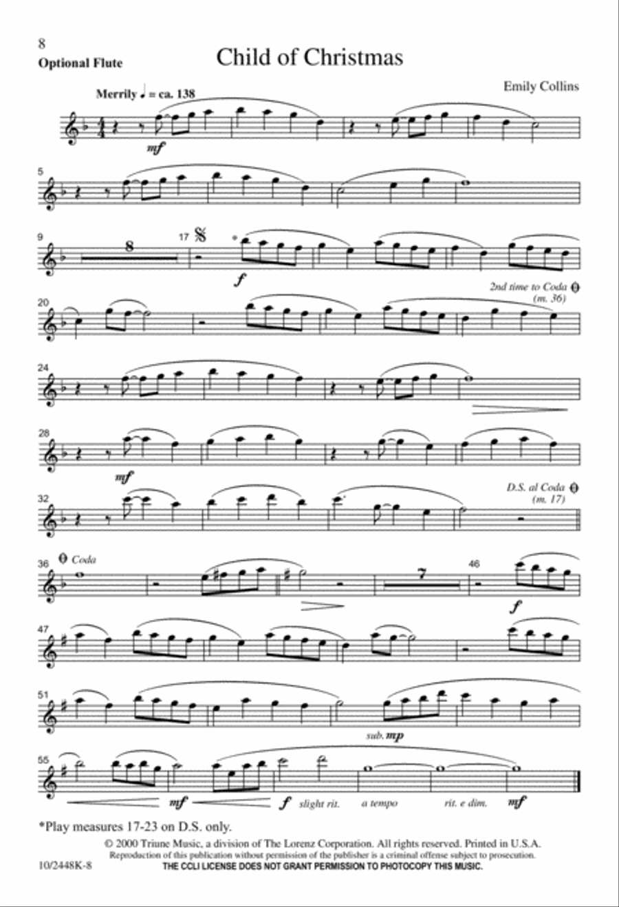 Child of Christmas Child of Christmas 2-Part scores gallery preview page 8