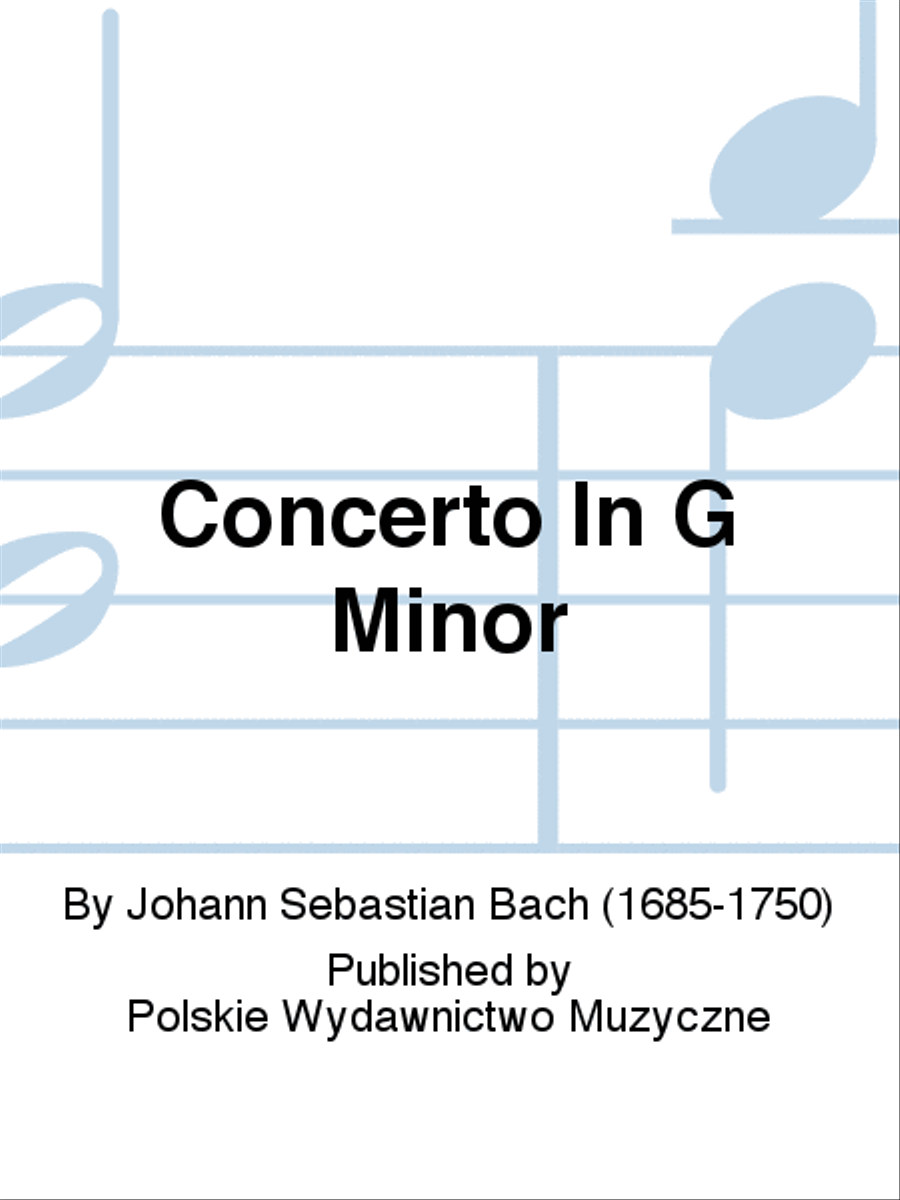 Concerto In G Minor Concerto In G Minor Violin Solo scores gallery preview page 1