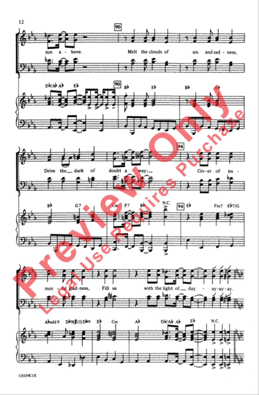 Oh, Happy Day Oh, Happy Day 4-Part scores gallery preview page 12