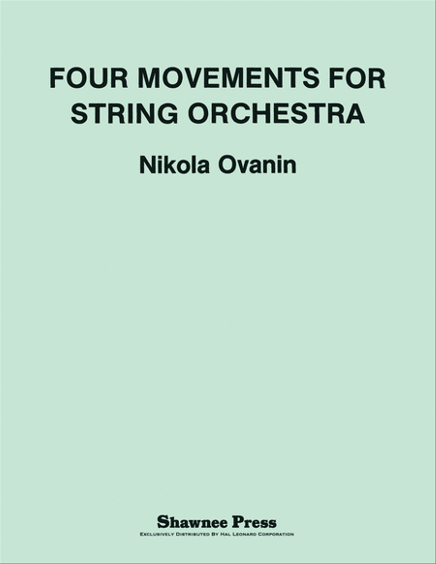 Four Movements for String Orchestra String Orchestra scores gallery preview page 1