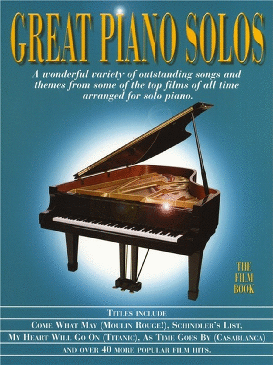 Great Piano Solos Film Book
