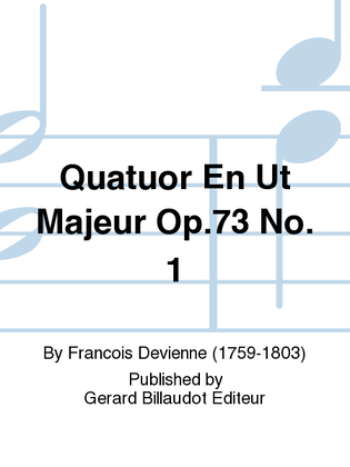Quatuor En Ut Majeur Op. 73, No. 1