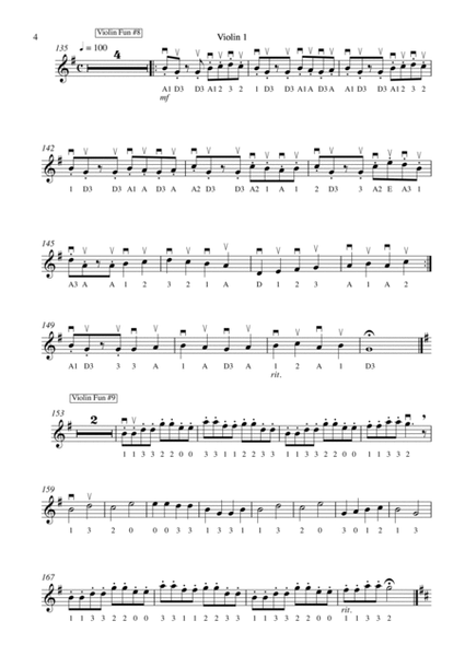 Violin Fun - Ten Easy Duets for Two Violins & Piano image number null