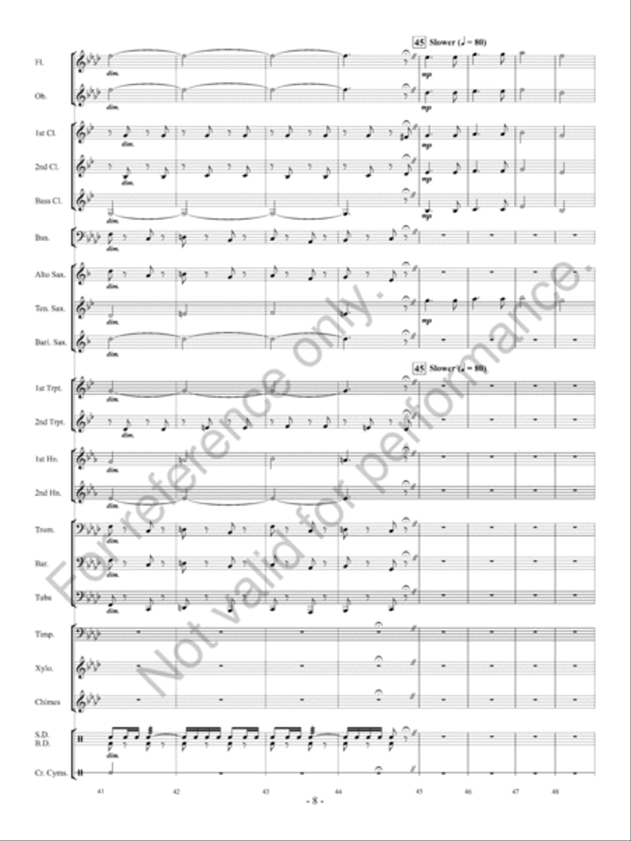 Shipshape And Bristol Fashion Concert Band scores gallery preview page 9