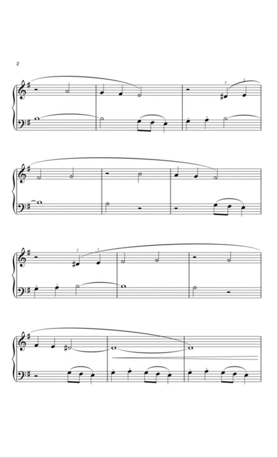 Duel Of The Fates (from Star Wars: The Phantom Menace) (arr. Phillip Keveren) Easy Piano scores gallery preview page 2