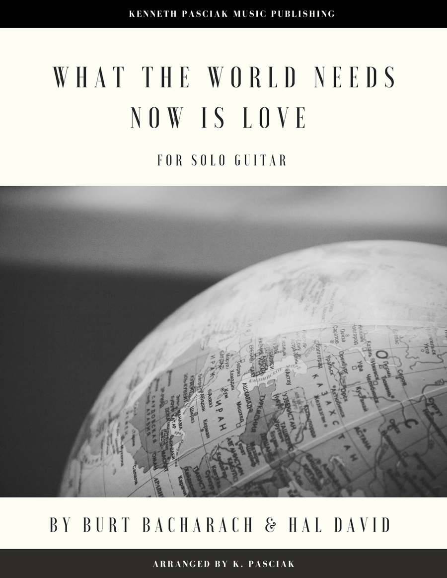 What The World Needs Now Is Love Acoustic Guitar scores gallery preview page 1