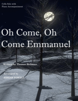 Book cover for Oh Come, Oh Come Emmanuel - Cello Solo with Piano Accompaniment