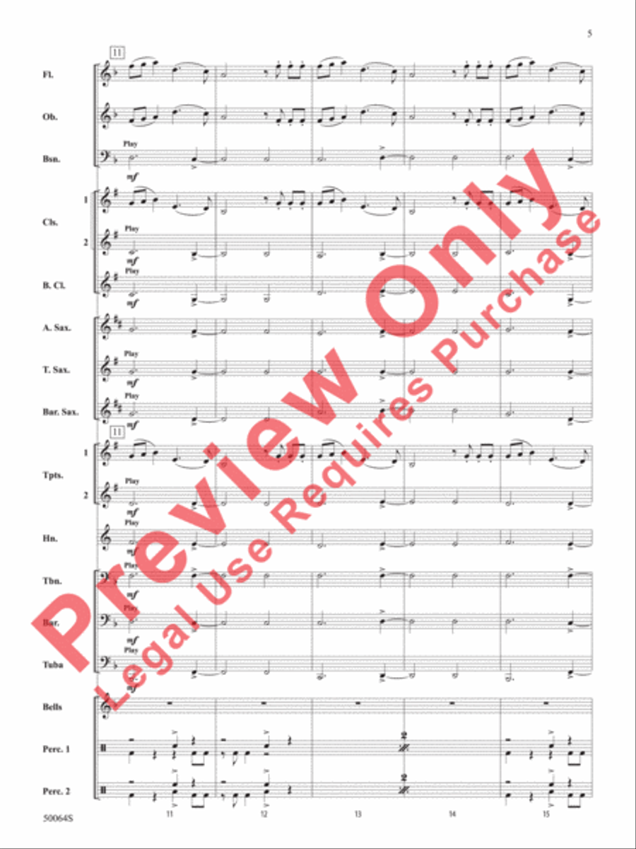 A Taylor Swift Duo Concert Band scores gallery preview page 6
