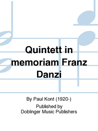 Quintett in memoriam Franz Danzi