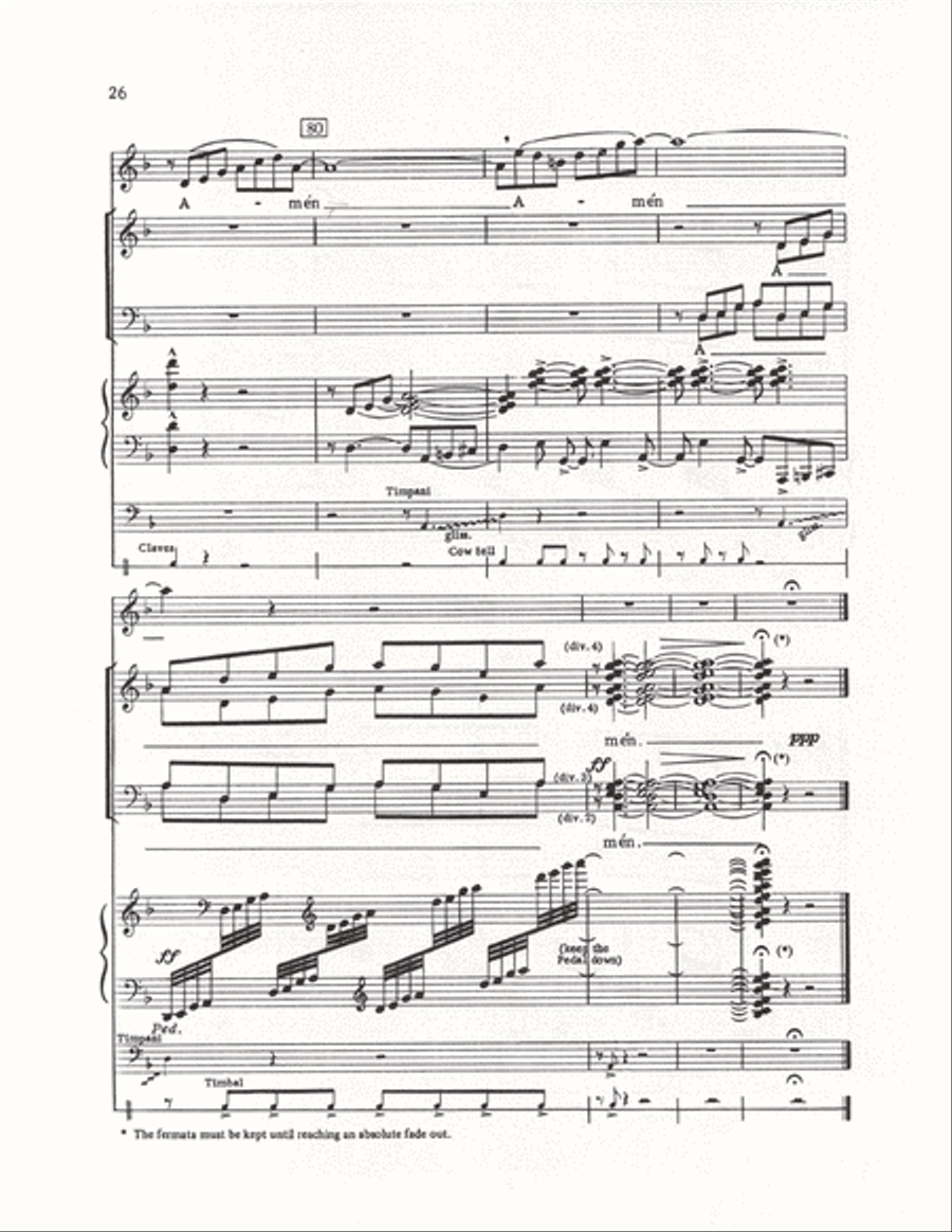 The Cuban Mass (Vocal Score) 4-Part scores gallery preview page 23