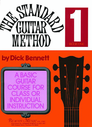 Book cover for The Standard Guitar Method Book 1