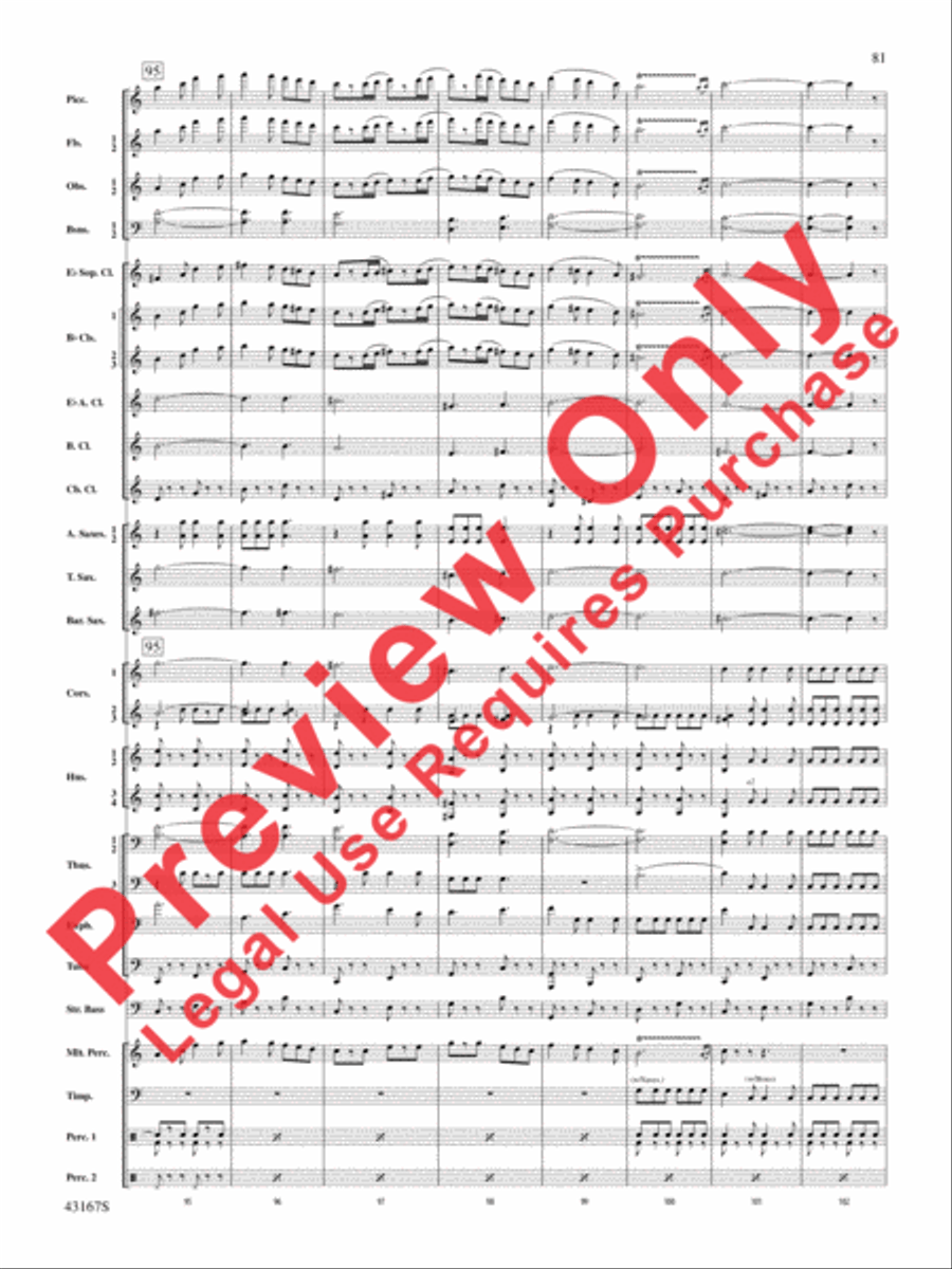 Down to the Sea in Ships (from the NBC TV Film Project 20) Concert Band scores gallery preview page 82
