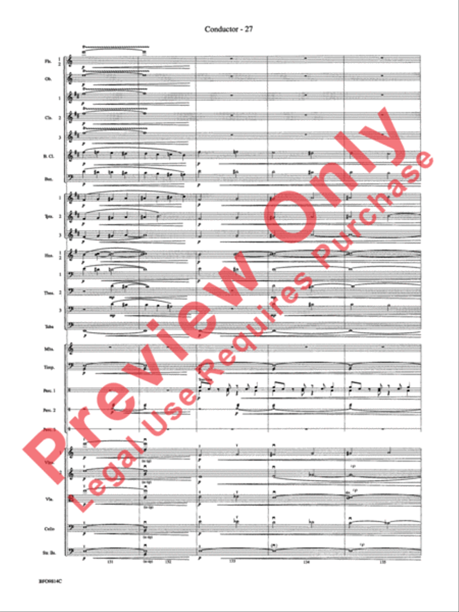 Into the Storm Full Orchestra scores gallery preview page 30