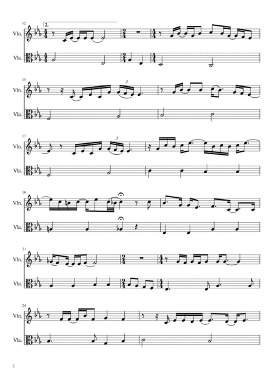 Your Song String Duet scores gallery preview page 2