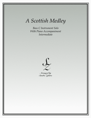 Book cover for A Scottish Medley (bass C instrument solo)