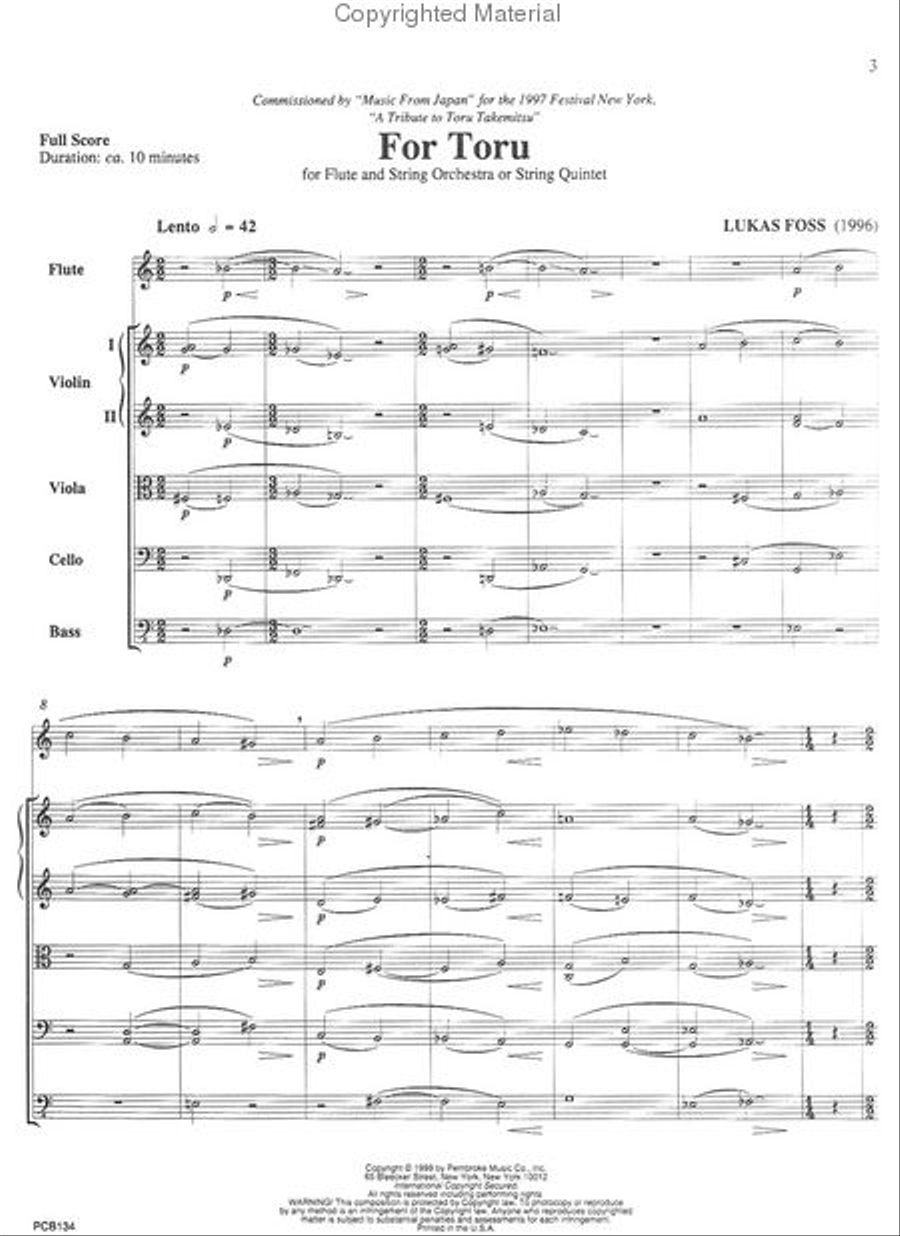For Toru For Toru Cello scores gallery preview page 2