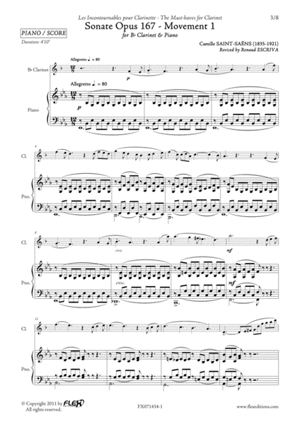 Sonata Opus 167 - Mvt 1 image number null