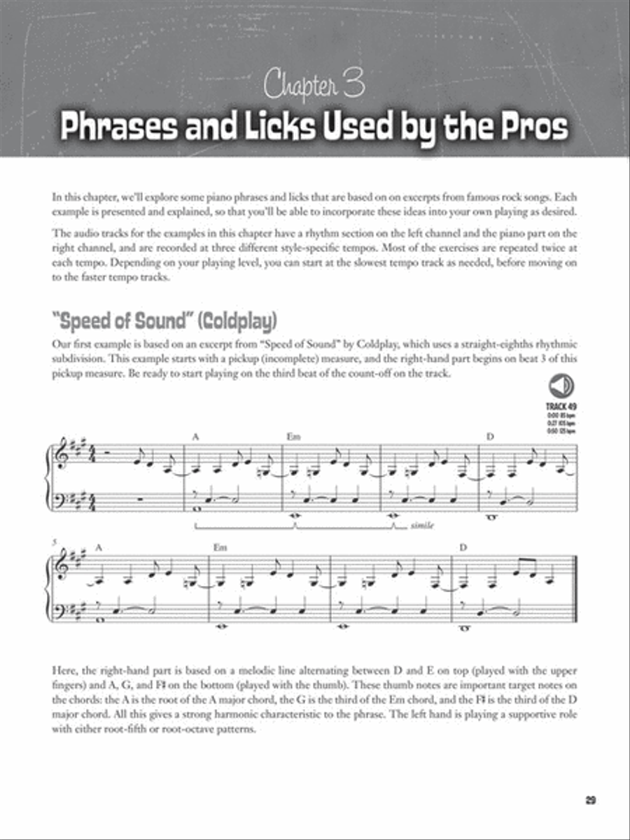 Rock Piano Chops Rock Piano Chops Piano Method scores gallery preview page 5