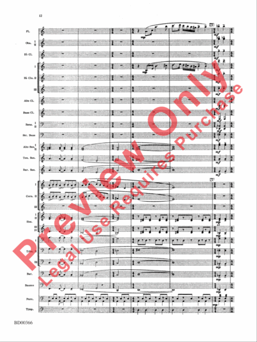 Rhythm of the Winds Concert Band scores gallery preview page 13