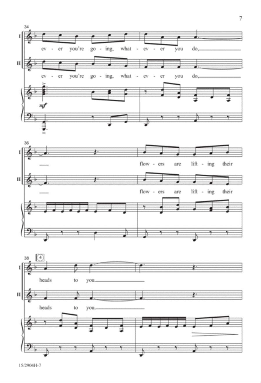 Busy, Busy Bumblebee 2-Part scores gallery preview page 8
