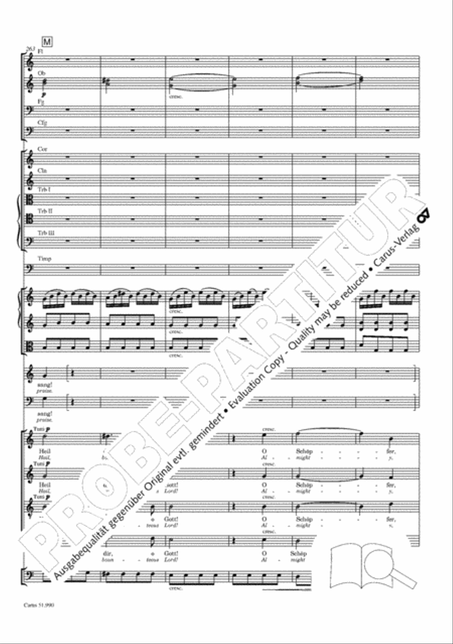 The Creation (Die Schopfung) 4-Part scores gallery preview page 283