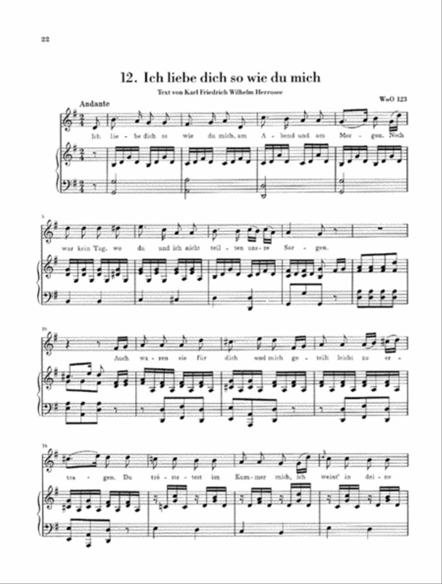 Complete Songs for Voice and Piano – Volume I Voice Solo scores gallery preview page 4