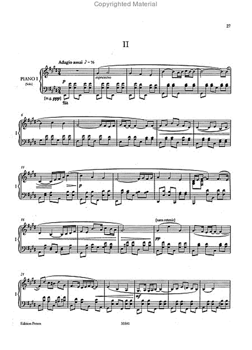Concerto en sol majeur (Piano Concerto in G major) (Edition for 2 Pianos)