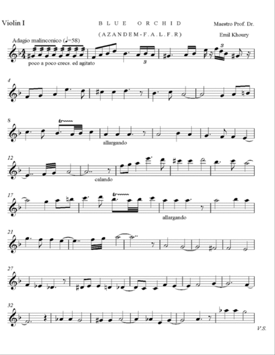 Blue Orchid Blue Orchid String Quartet scores gallery preview page 6