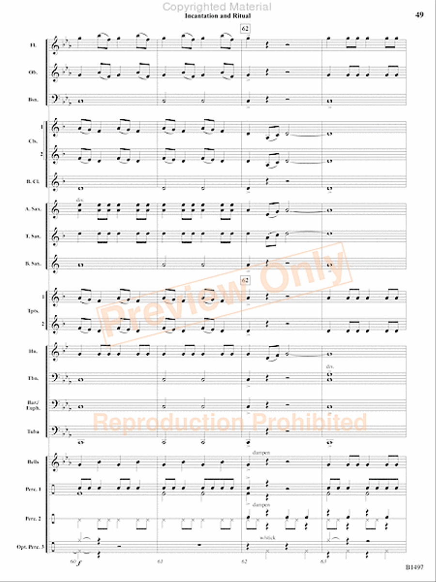 Curtain Up! Concert Band scores gallery preview page 94