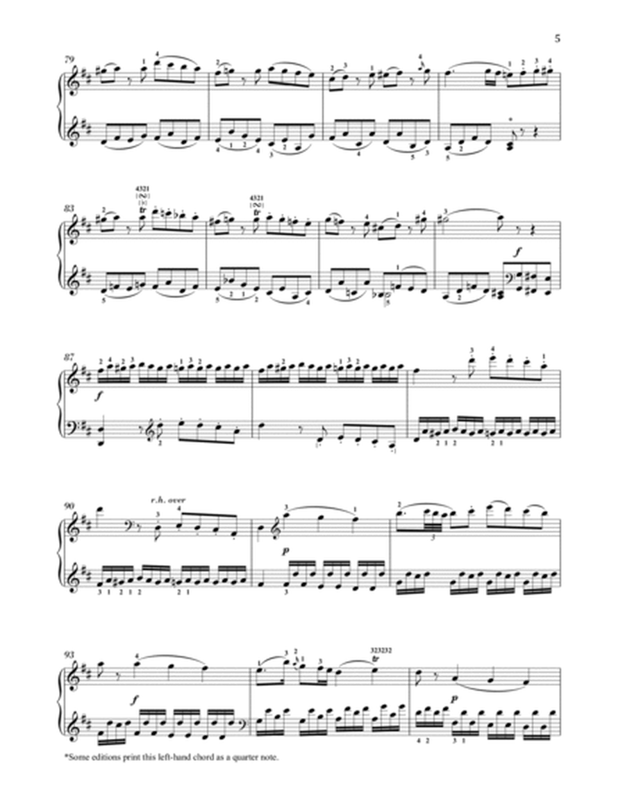 Piano Sonata In D Major, K. 311
