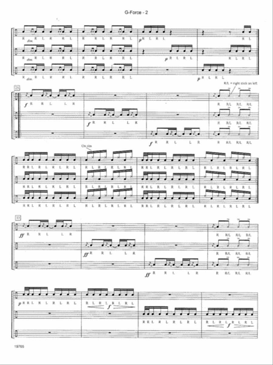 G-Force Percussion scores gallery preview page 3