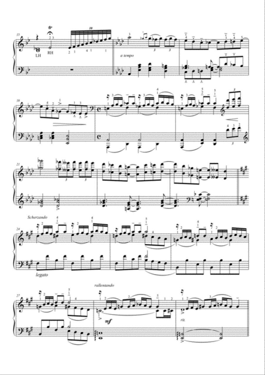Rhapsody In Blue Piano Solo scores gallery preview page 2