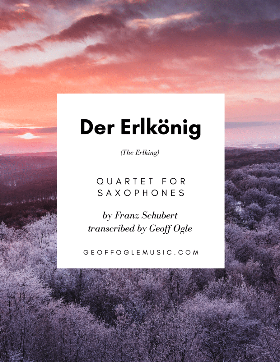 Der Erlkönig Der Erlkönig Woodwind Quartet scores gallery preview page 1