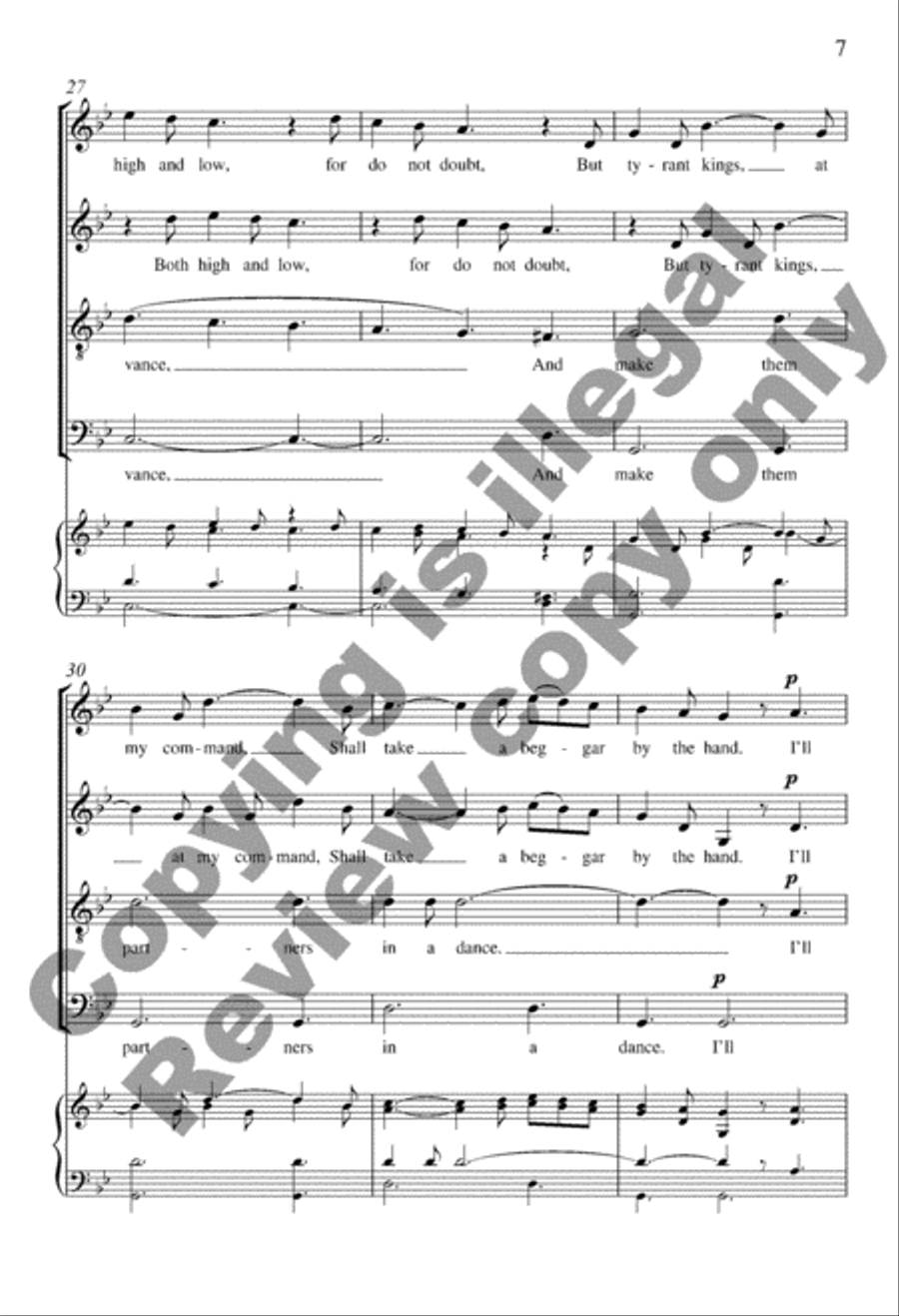 Todtentantz from Suite Remembrance SSATB scores gallery preview page 6