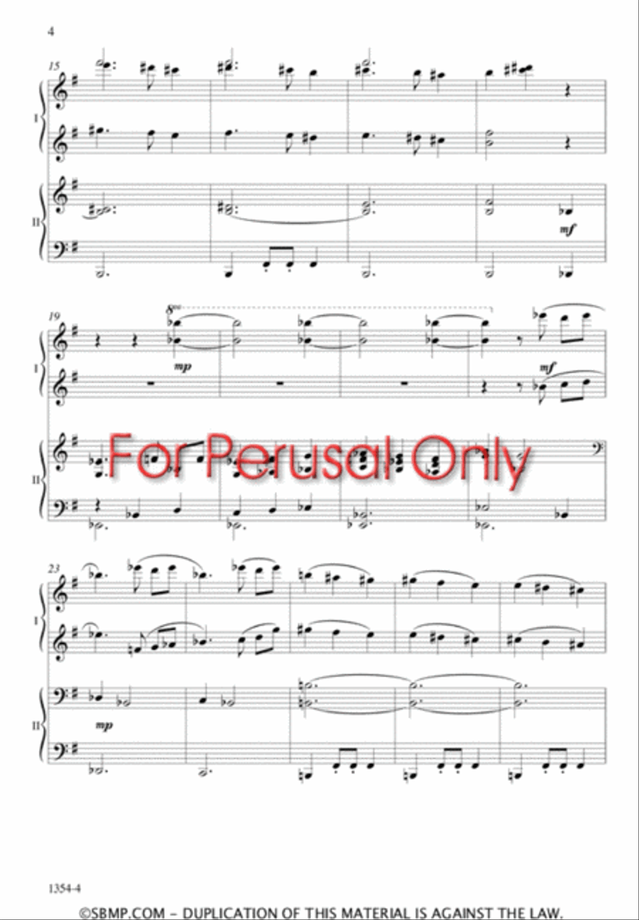 Gloucestershire Wassail - SATB Octavo 4-Part scores gallery preview page 3