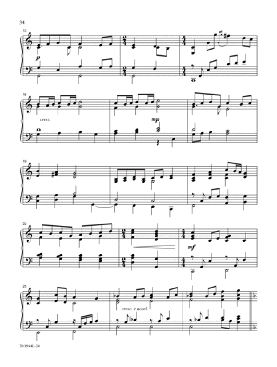 The Triumphs of His Grace Piano Solo scores gallery preview page 15