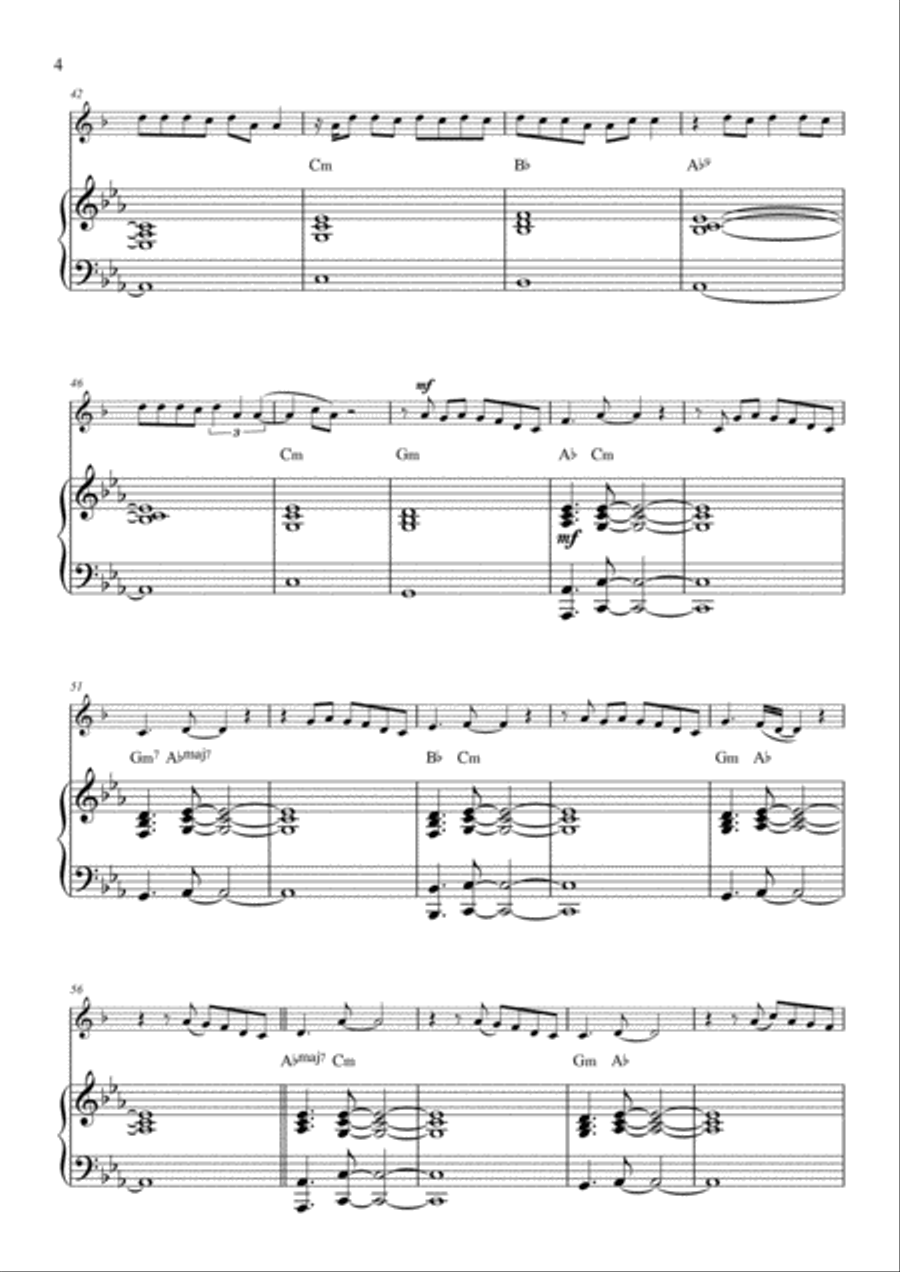 Bruises Tenor Saxophone scores gallery preview page 4