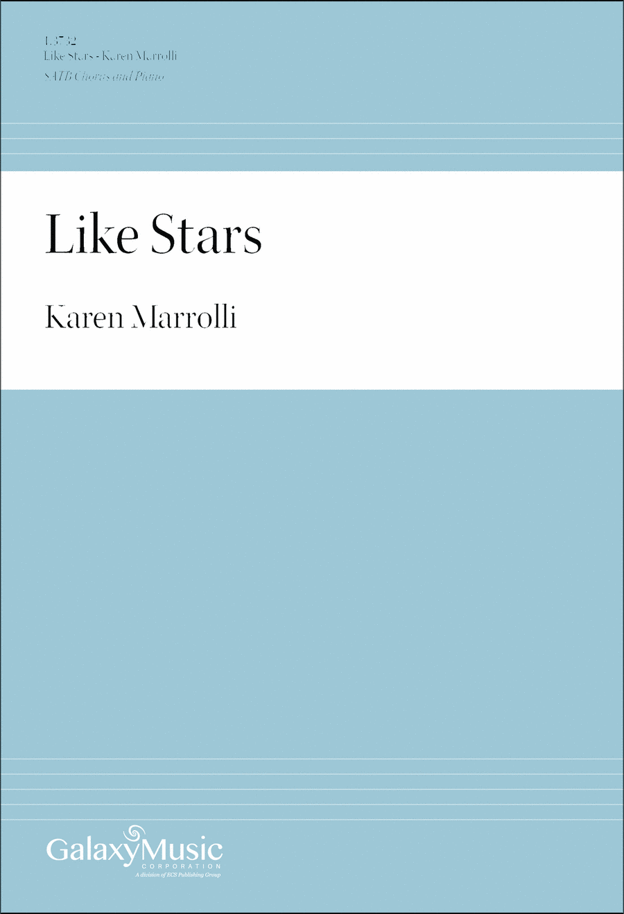 Like Stars 4-Part scores gallery preview page 1